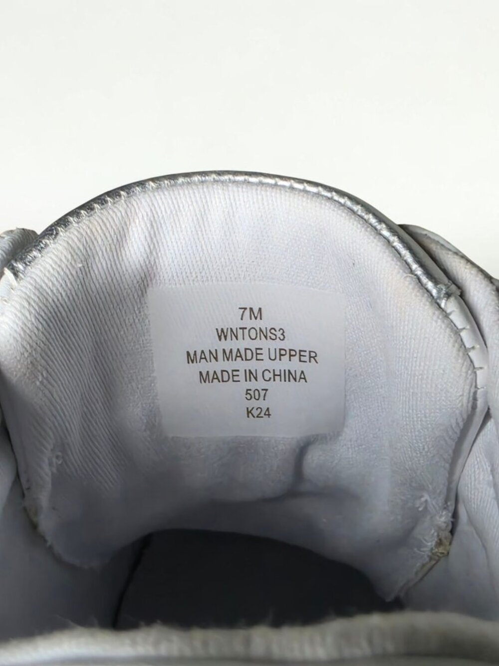 Nine West Tons High Top Hidden Wedge White Sneakers Size 7 - Picture 13 of 13